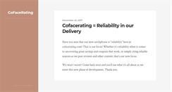 Desktop Screenshot of cofacerating.com